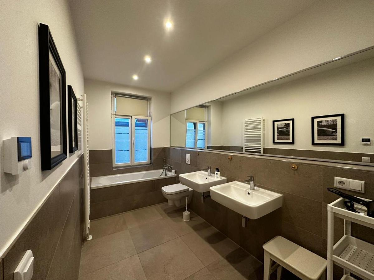 Nr 14 - Hochwertiges 3 Zimmer Maisonette Appartment Mit Grosszugigen Wohnbereich Und Balkon 莱比锡 外观 照片