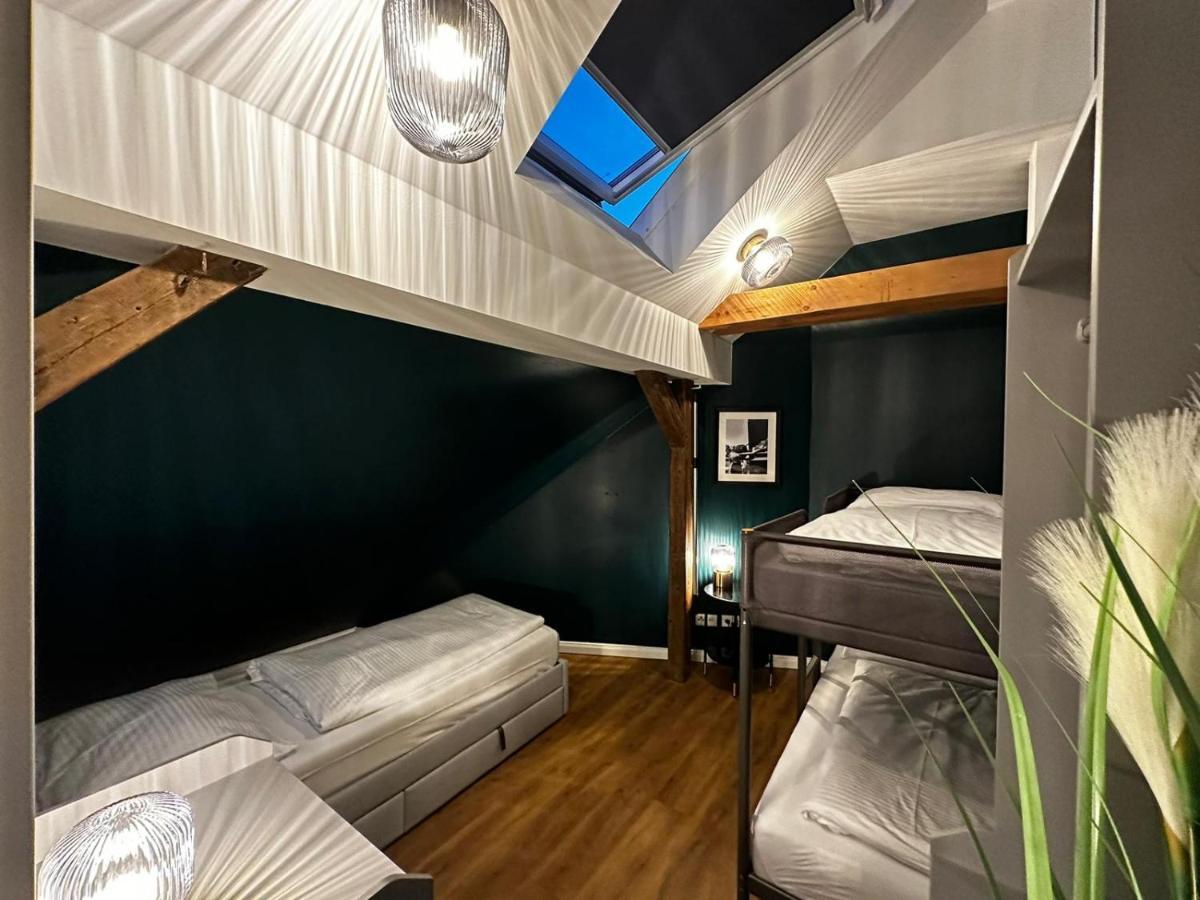 Nr 14 - Hochwertiges 3 Zimmer Maisonette Appartment Mit Grosszugigen Wohnbereich Und Balkon 莱比锡 外观 照片