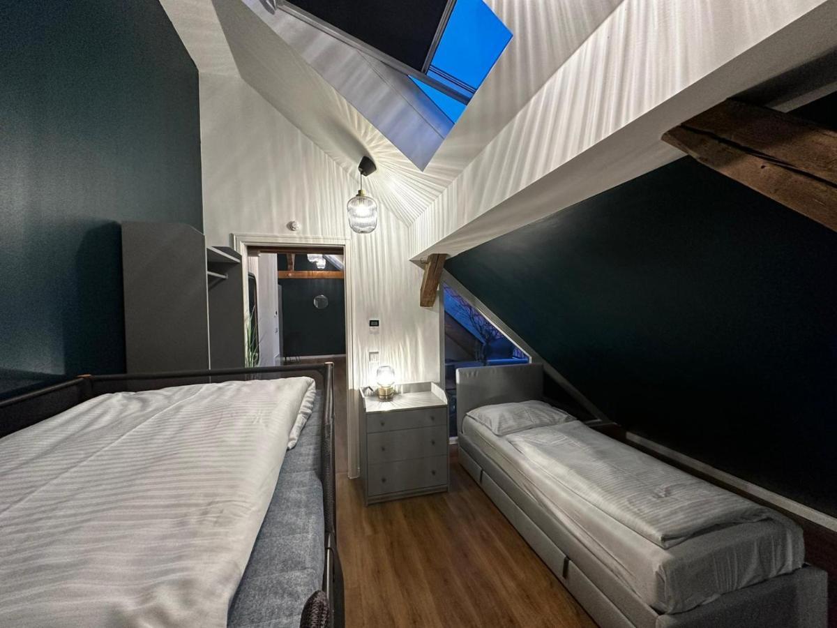 Nr 14 - Hochwertiges 3 Zimmer Maisonette Appartment Mit Grosszugigen Wohnbereich Und Balkon 莱比锡 外观 照片