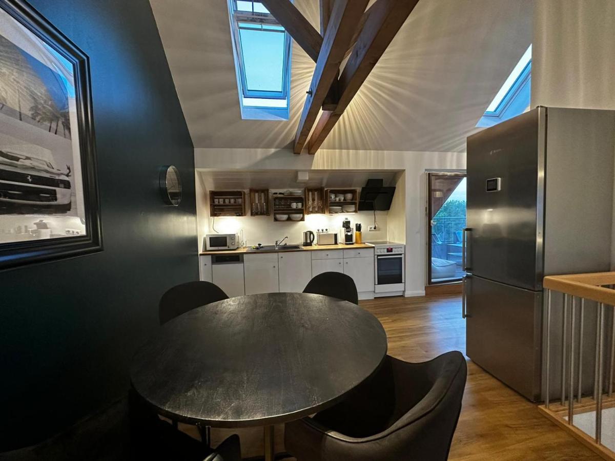 Nr 14 - Hochwertiges 3 Zimmer Maisonette Appartment Mit Grosszugigen Wohnbereich Und Balkon 莱比锡 外观 照片