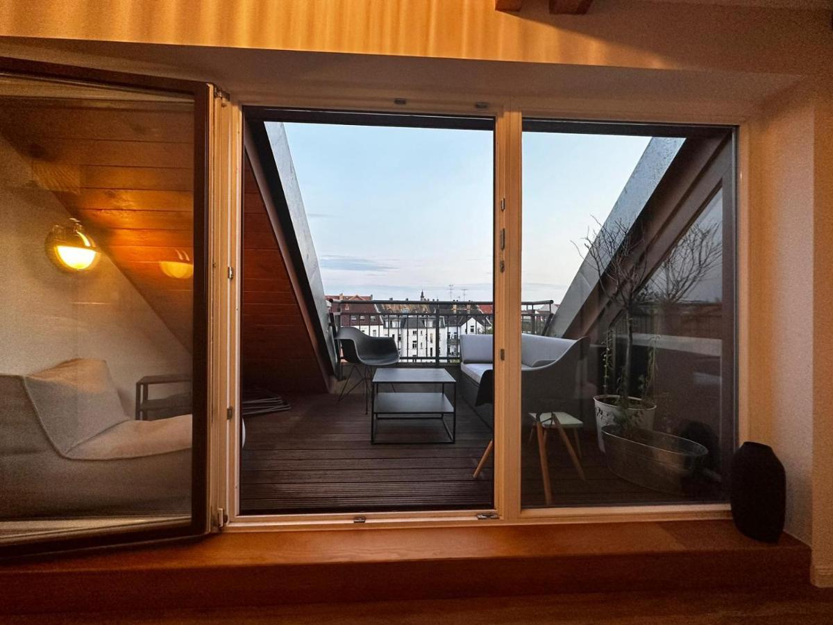 Nr 14 - Hochwertiges 3 Zimmer Maisonette Appartment Mit Grosszugigen Wohnbereich Und Balkon 莱比锡 外观 照片