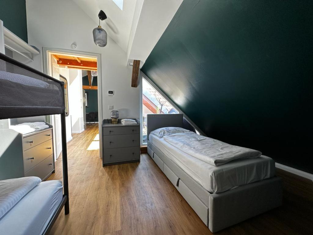 Nr 14 - Hochwertiges 3 Zimmer Maisonette Appartment Mit Grosszugigen Wohnbereich Und Balkon 莱比锡 外观 照片