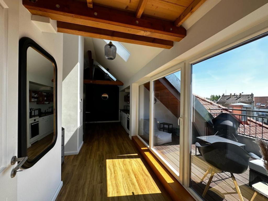 Nr 14 - Hochwertiges 3 Zimmer Maisonette Appartment Mit Grosszugigen Wohnbereich Und Balkon 莱比锡 外观 照片