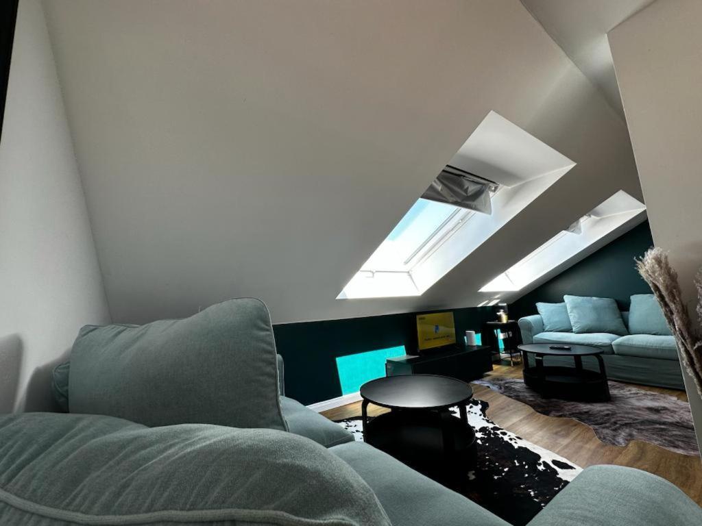 Nr 14 - Hochwertiges 3 Zimmer Maisonette Appartment Mit Grosszugigen Wohnbereich Und Balkon 莱比锡 外观 照片