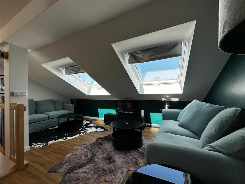 Nr 14 - Hochwertiges 3 Zimmer Maisonette Appartment Mit Grosszugigen Wohnbereich Und Balkon 莱比锡 外观 照片