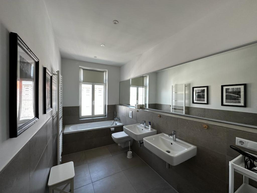 Nr 14 - Hochwertiges 3 Zimmer Maisonette Appartment Mit Grosszugigen Wohnbereich Und Balkon 莱比锡 外观 照片