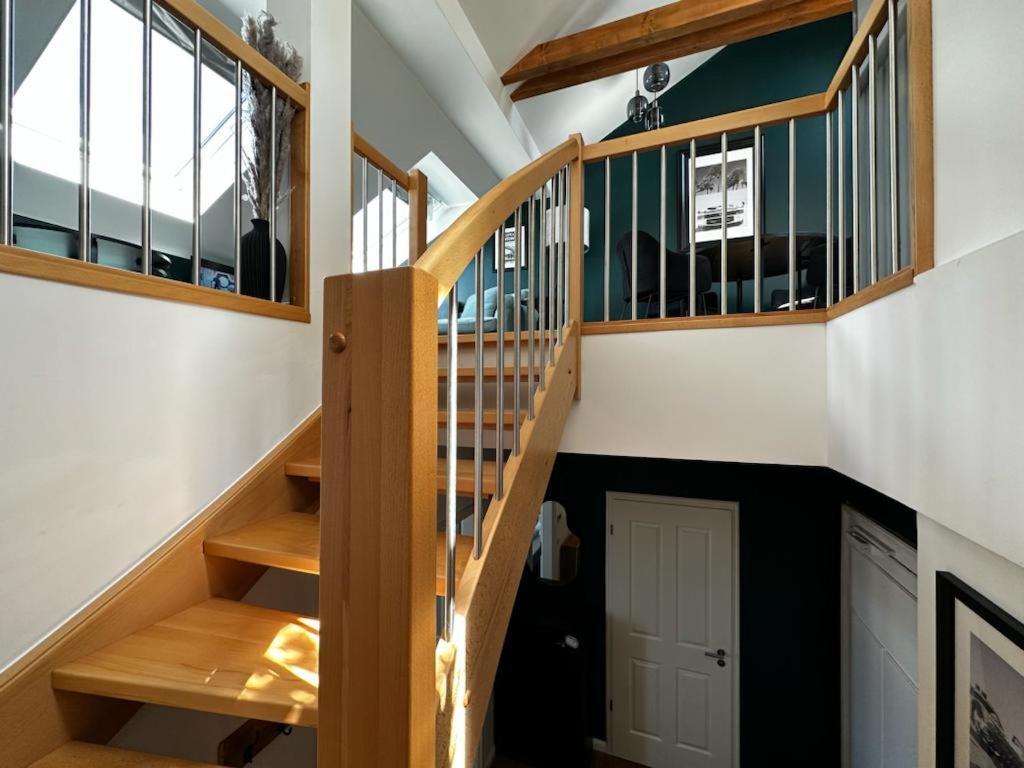 Nr 14 - Hochwertiges 3 Zimmer Maisonette Appartment Mit Grosszugigen Wohnbereich Und Balkon 莱比锡 外观 照片